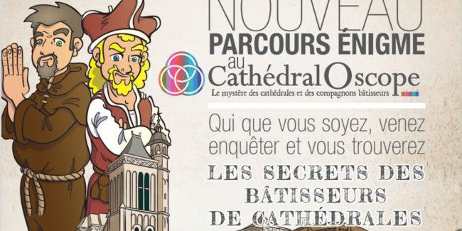 Le parcours d'énigmes pour visiter en famille le Cathédraloscope de Dol-de-Bretagne